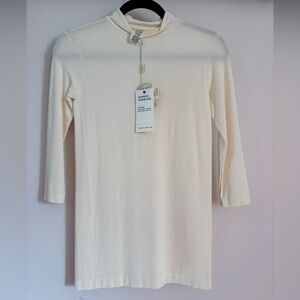 C’est Moi Naturals Cream Bamboo Seamless Top